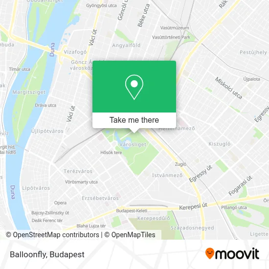 Balloonfly map