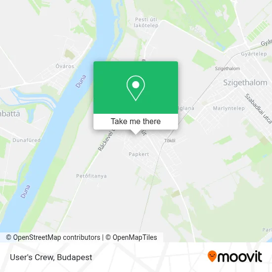 User's Crew map