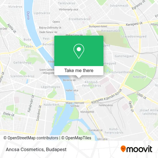 Ancsa Cosmetics map