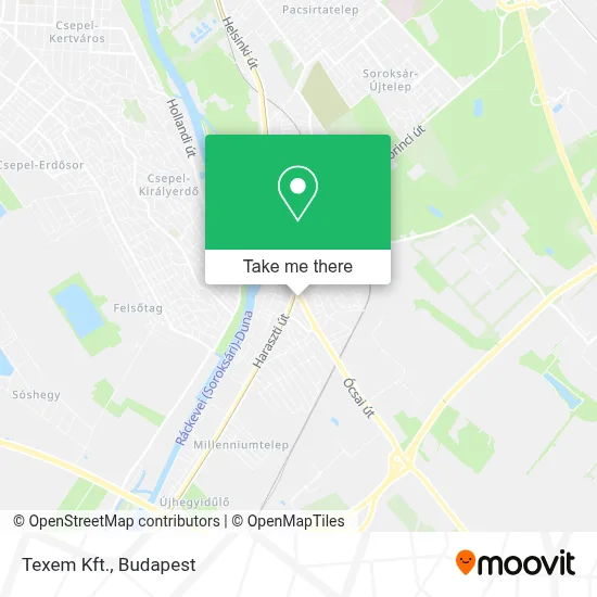 Texem Kft. map