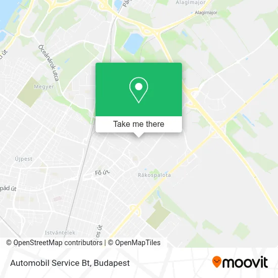 Automobil Service Bt map