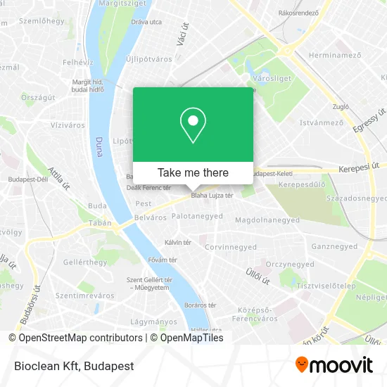 Bioclean Kft map