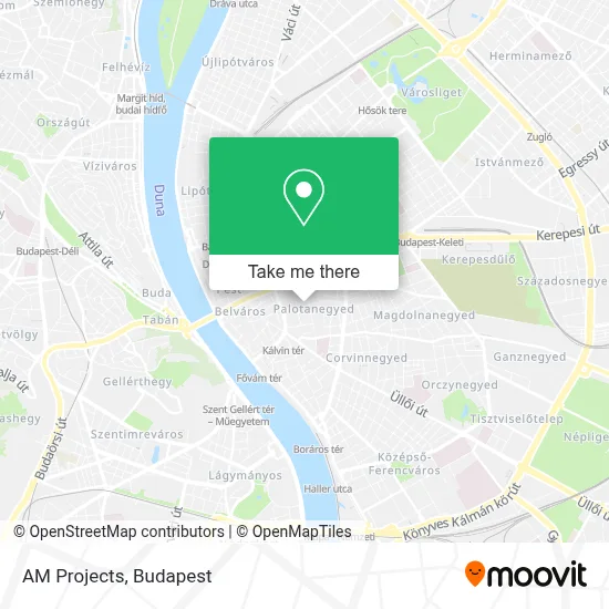 AM Projects map