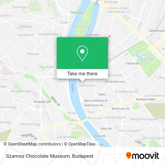 Szamos Chocolate Museum map