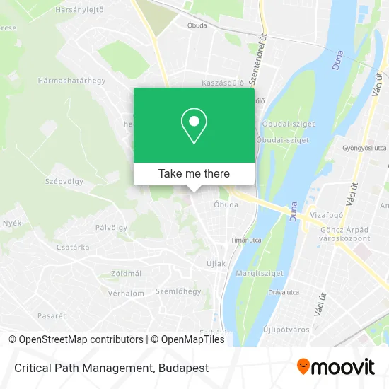 Critical Path Management map