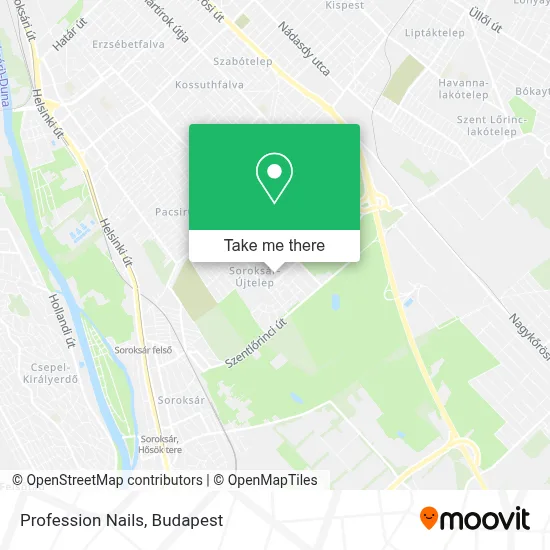 Profession Nails map