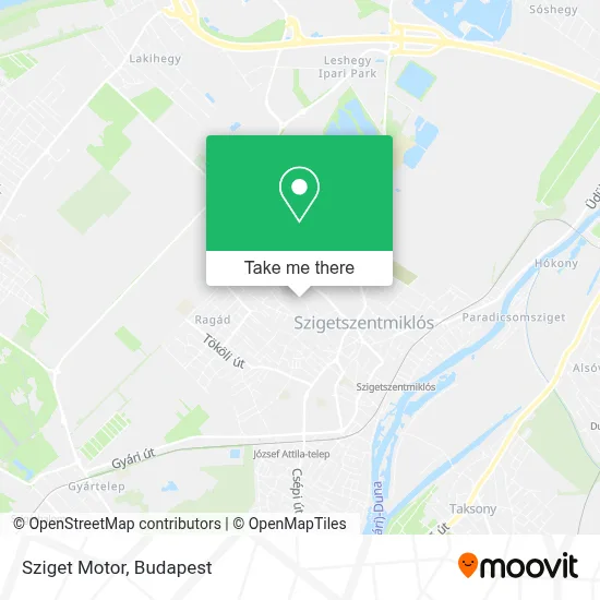 Sziget Motor map