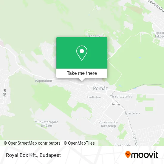 Royal Box Kft. map