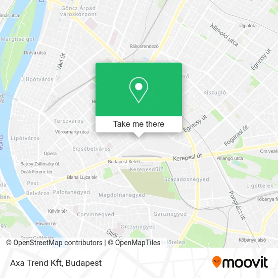 Axa Trend Kft map