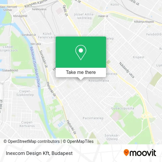 Inexcom Design Kft map