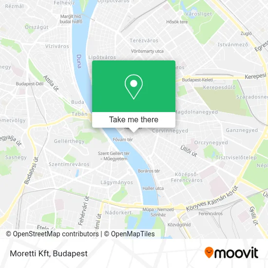 Moretti Kft map