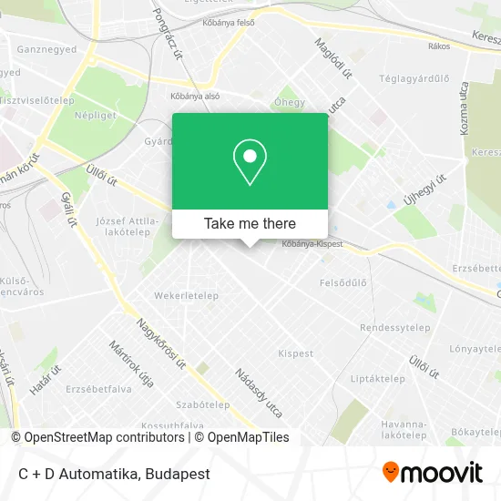 C + D Automatika map