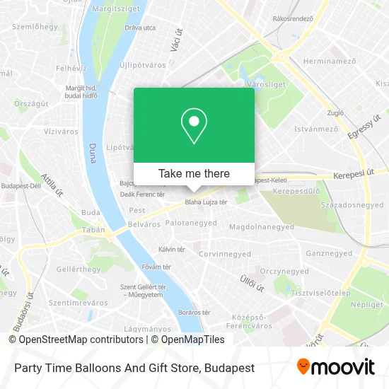 Party Time Balloons And Gift Store map