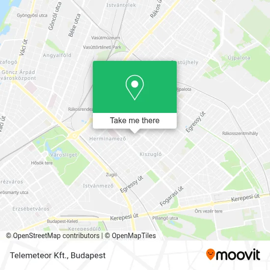 Telemeteor Kft. map