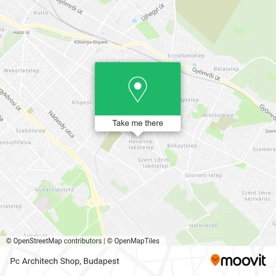 Pc Architech Shop map