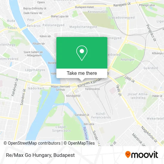 Re/Max Go Hungary map