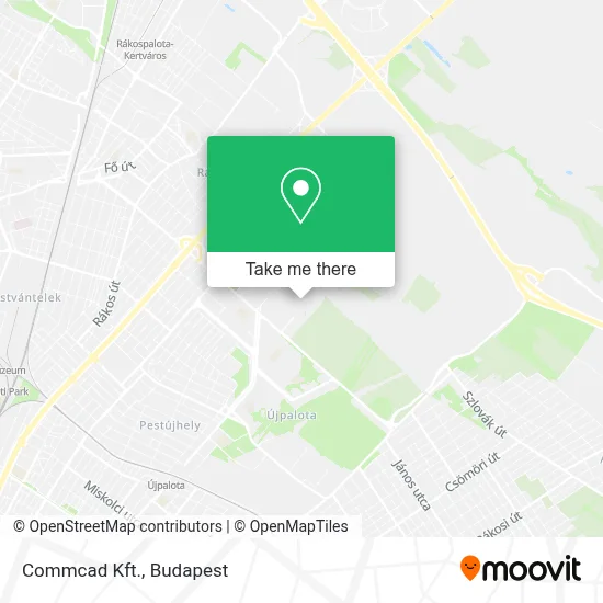 Commcad Kft. map