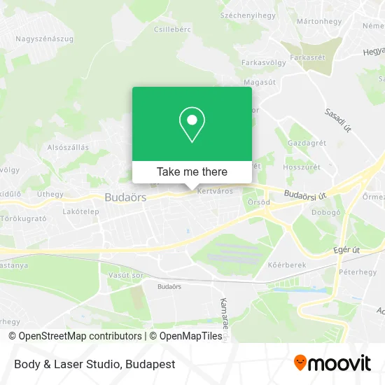 Body & Laser Studio map
