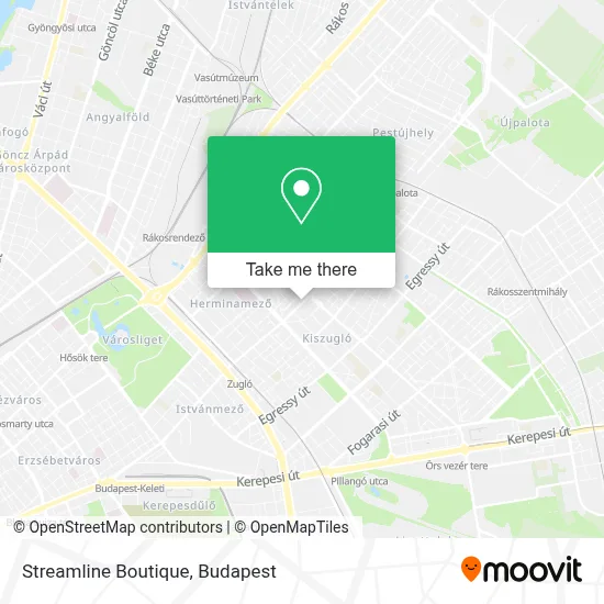 Streamline Boutique map
