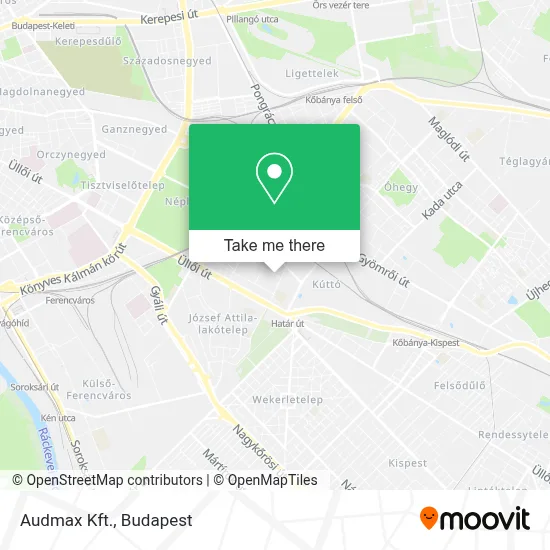 Audmax Kft. map