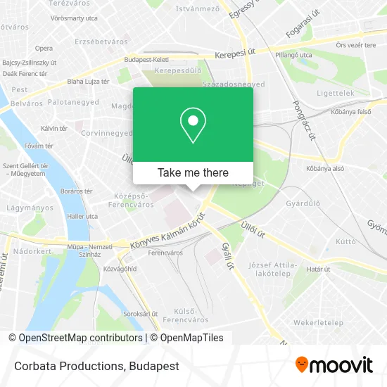 Corbata Productions map