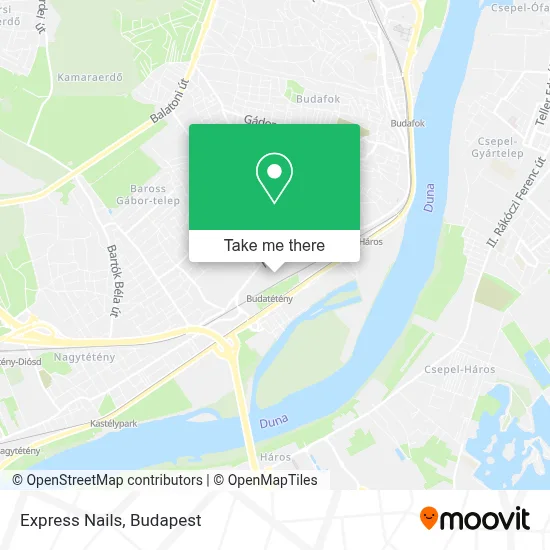 Express Nails map