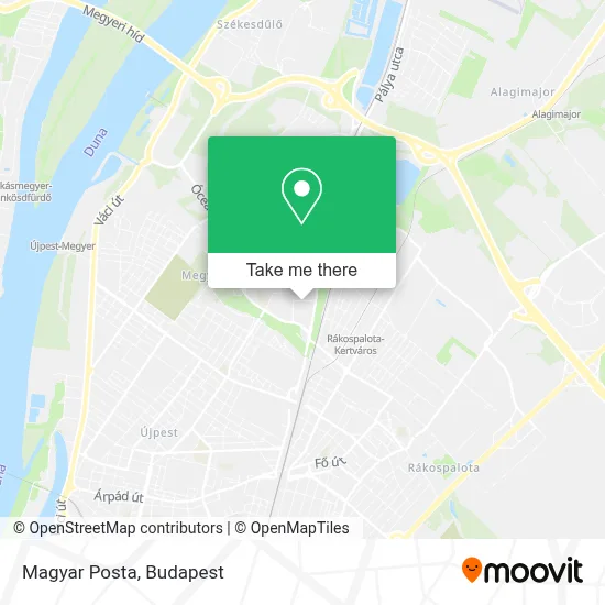 Magyar Posta map