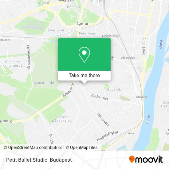 Petit Ballet Studio map