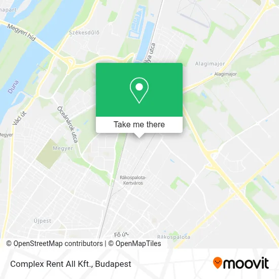 Complex Rent All Kft. map
