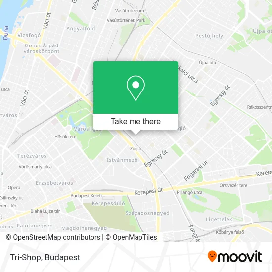 Tri-Shop map