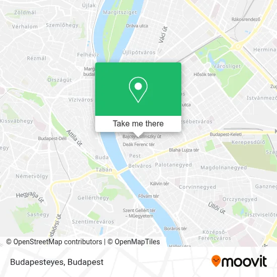 Budapesteyes map