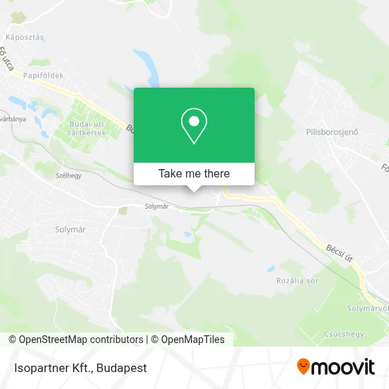 Isopartner Kft. map