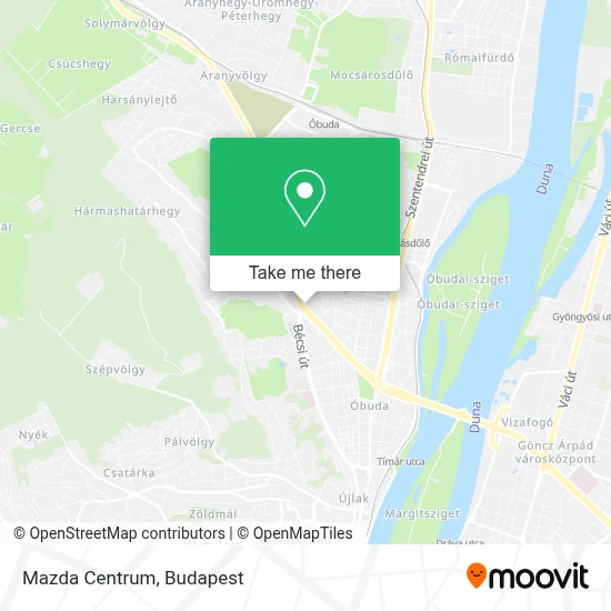 Mazda Centrum map