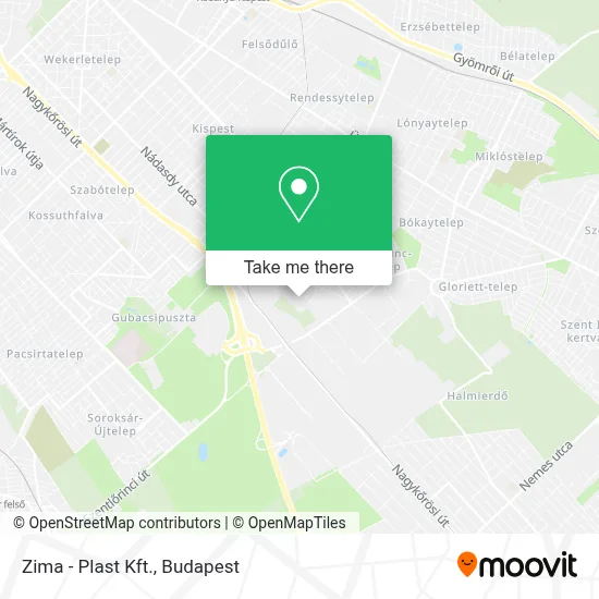Zima - Plast Kft. map