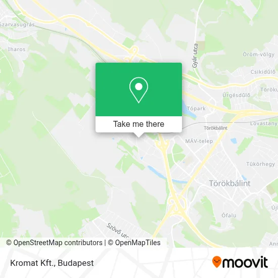 Kromat Kft. map