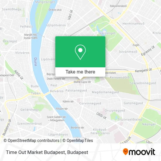 Time Out Market Budapest map