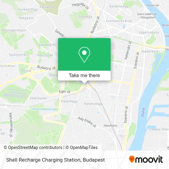 Shell Recharge Charging Station map