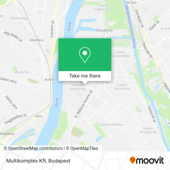 Multikomplex Kft map