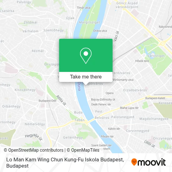 Lo Man Kam Wing Chun Kung-Fu Iskola Budapest map