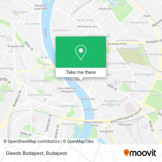 Gleeds Budapest map