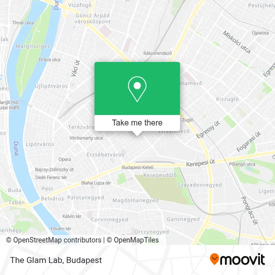 The Glam Lab map