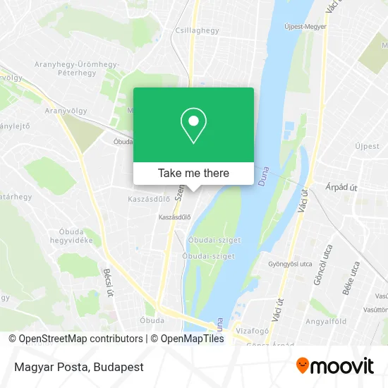 Magyar Posta map