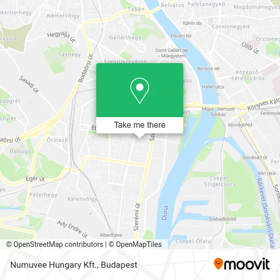 Numuvee Hungary Kft. map