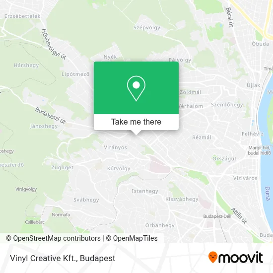 Vinyl Creative Kft. map