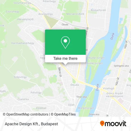 Apache Design Kft. map