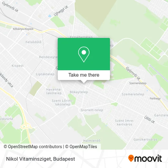 Nikol Vitaminsziget map