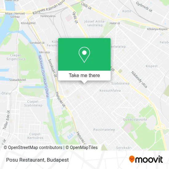 Posu Restaurant map