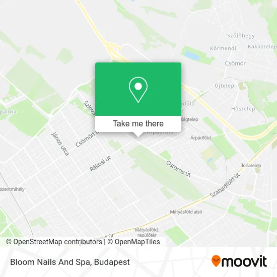 Bloom Nails And Spa map