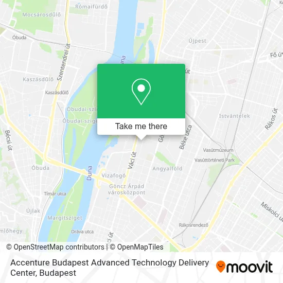 Accenture Budapest Advanced Technology Delivery Center map