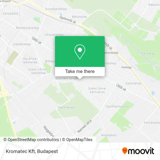 Kromatec Kft map